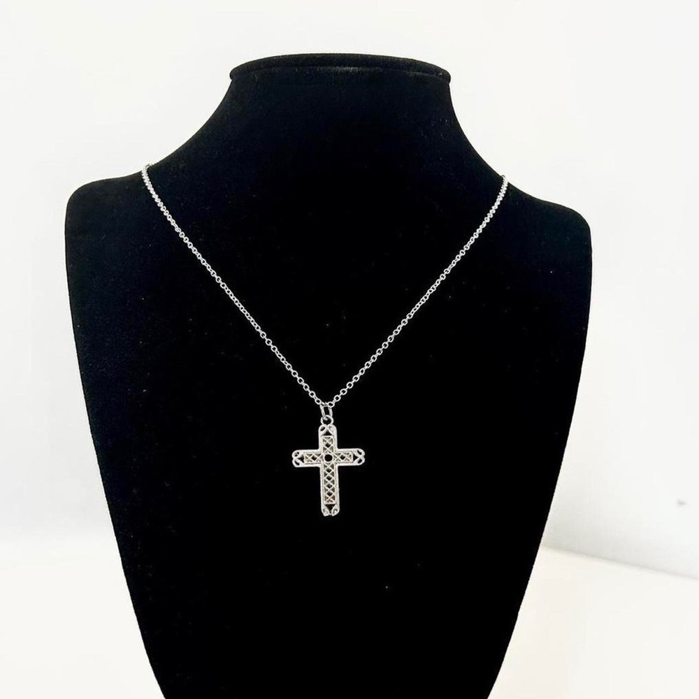 Sterling Silver Cross Necklace